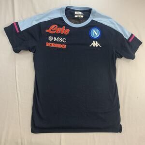Napoli Player Issue Training T Shirt Kappa Size Large Men’s
